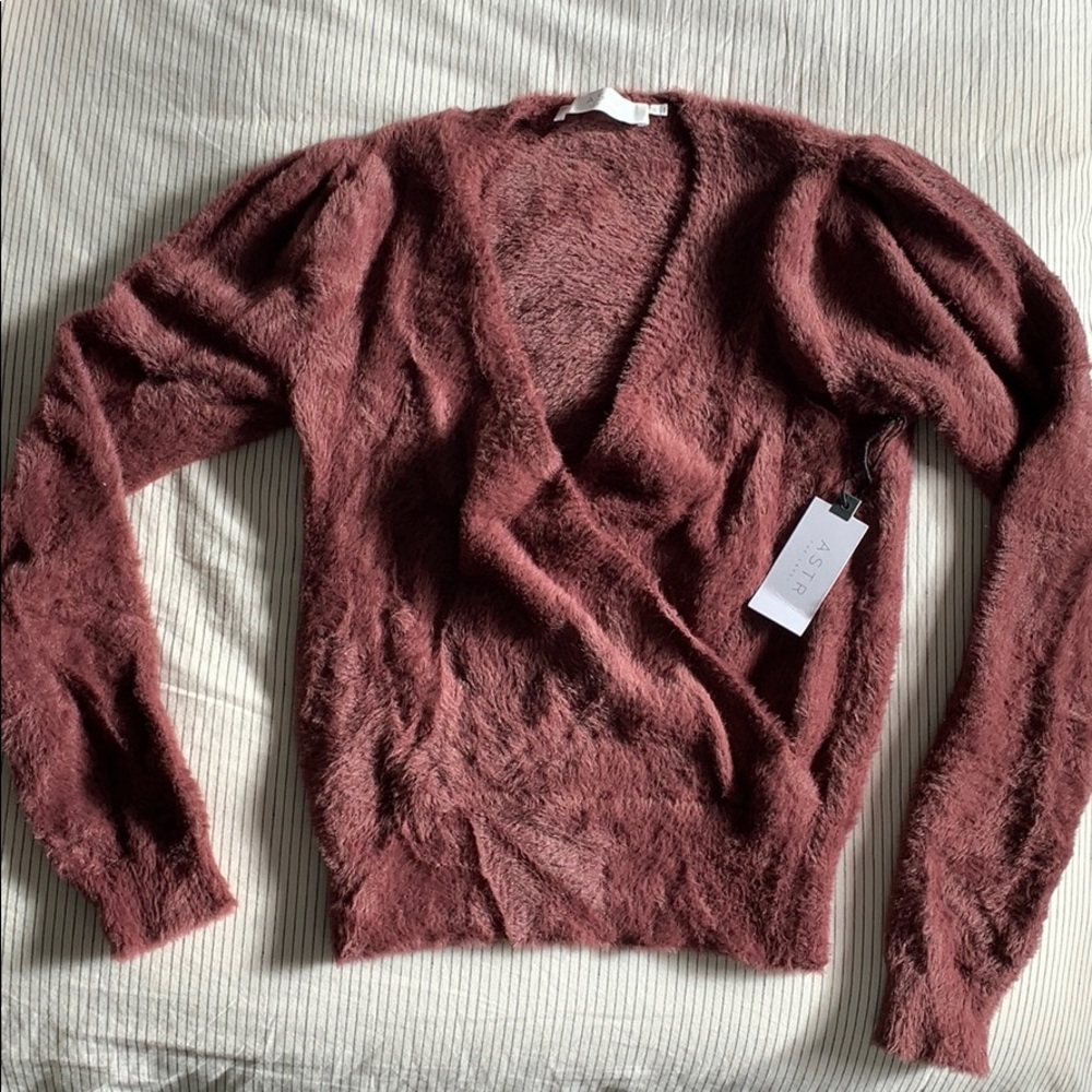 ASTR Maroon Women’s Sweater